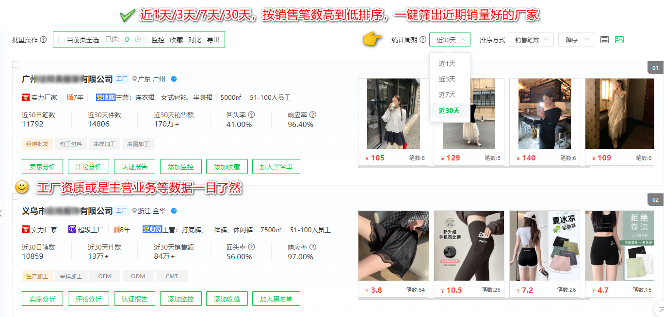 业内电商卖家都在用店雷达！打开供应商反向选品新模式
