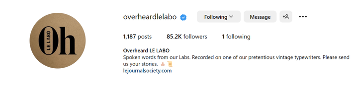 LE LABO的香水实验室