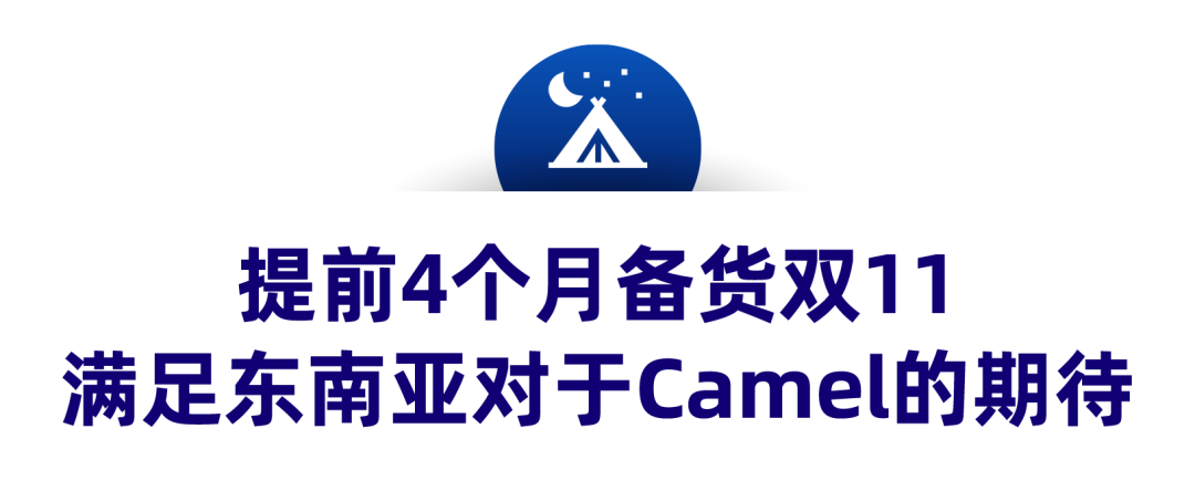 露营巨头Camel骆驼，爆品预测提前4个月备货入仓备战双11
