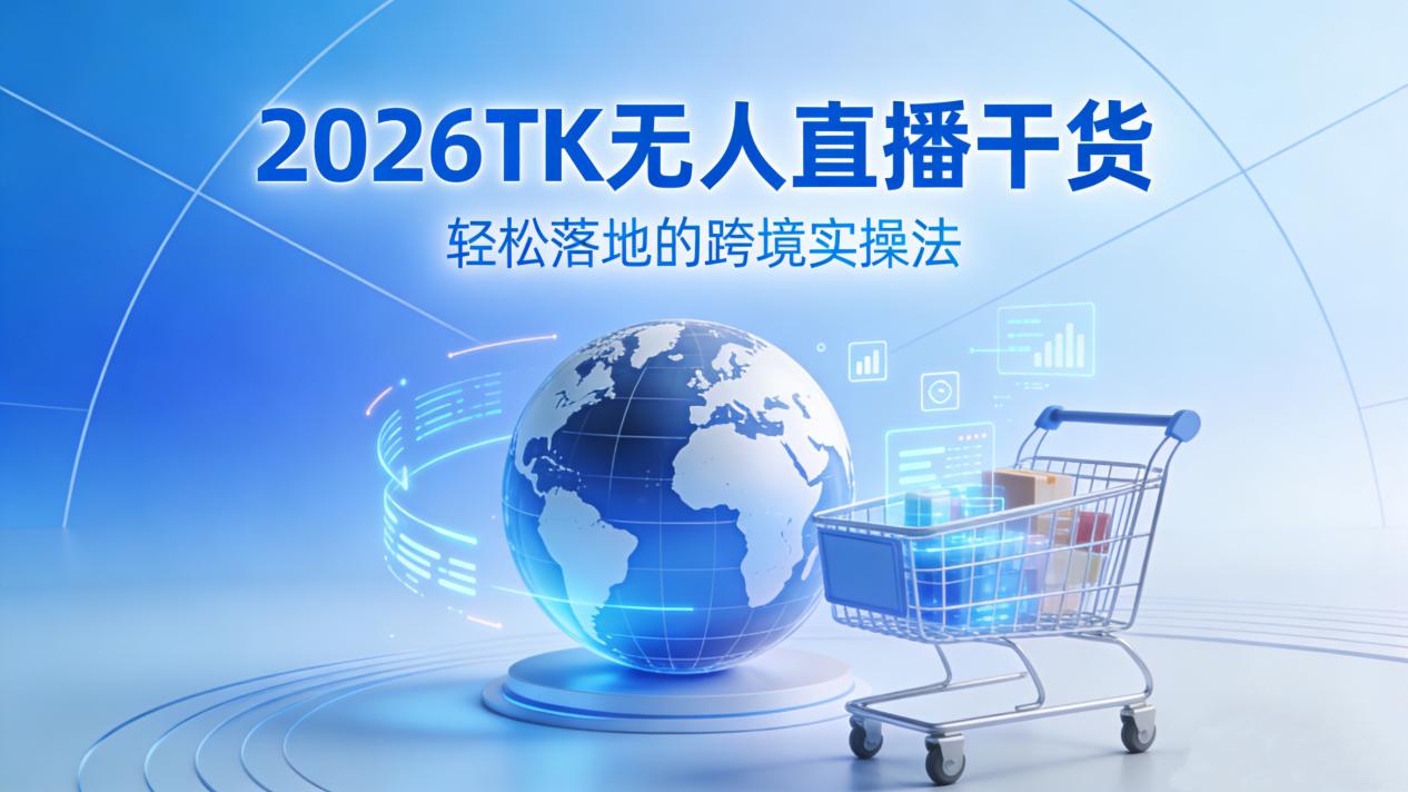 2026TK无人直播干货：轻松落地的跨境实操法