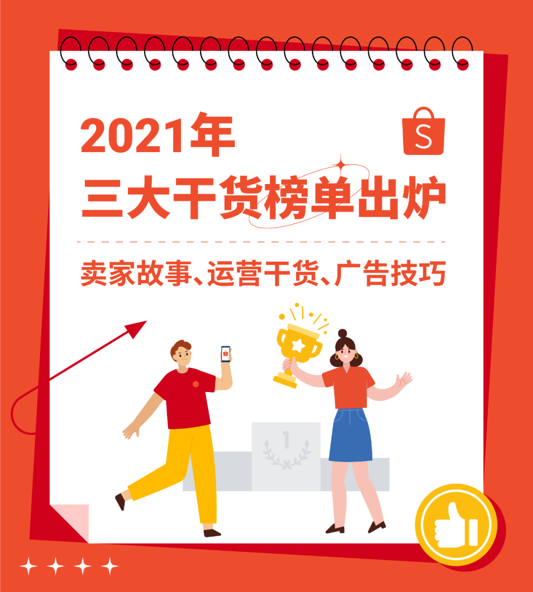 @所有Shopee卖家, 2021年最受欢迎三大干货榜单出炉