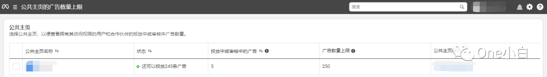 如何查看 Facebook 公共主页的广告数量上限?