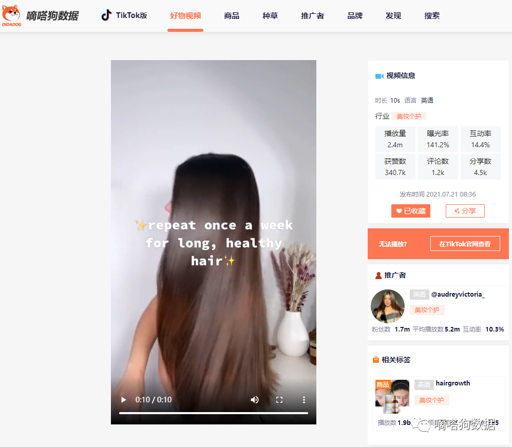 亚马逊搜索飙升,TikTok爆款“迷迭香生发油”成为老外植物护理“新欢”