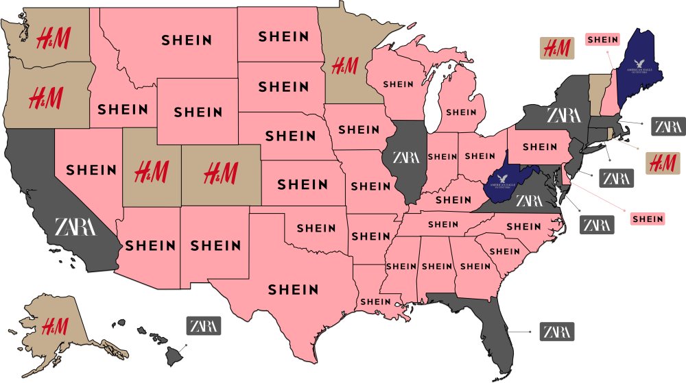 SHEIN成德国第四大服装品牌
