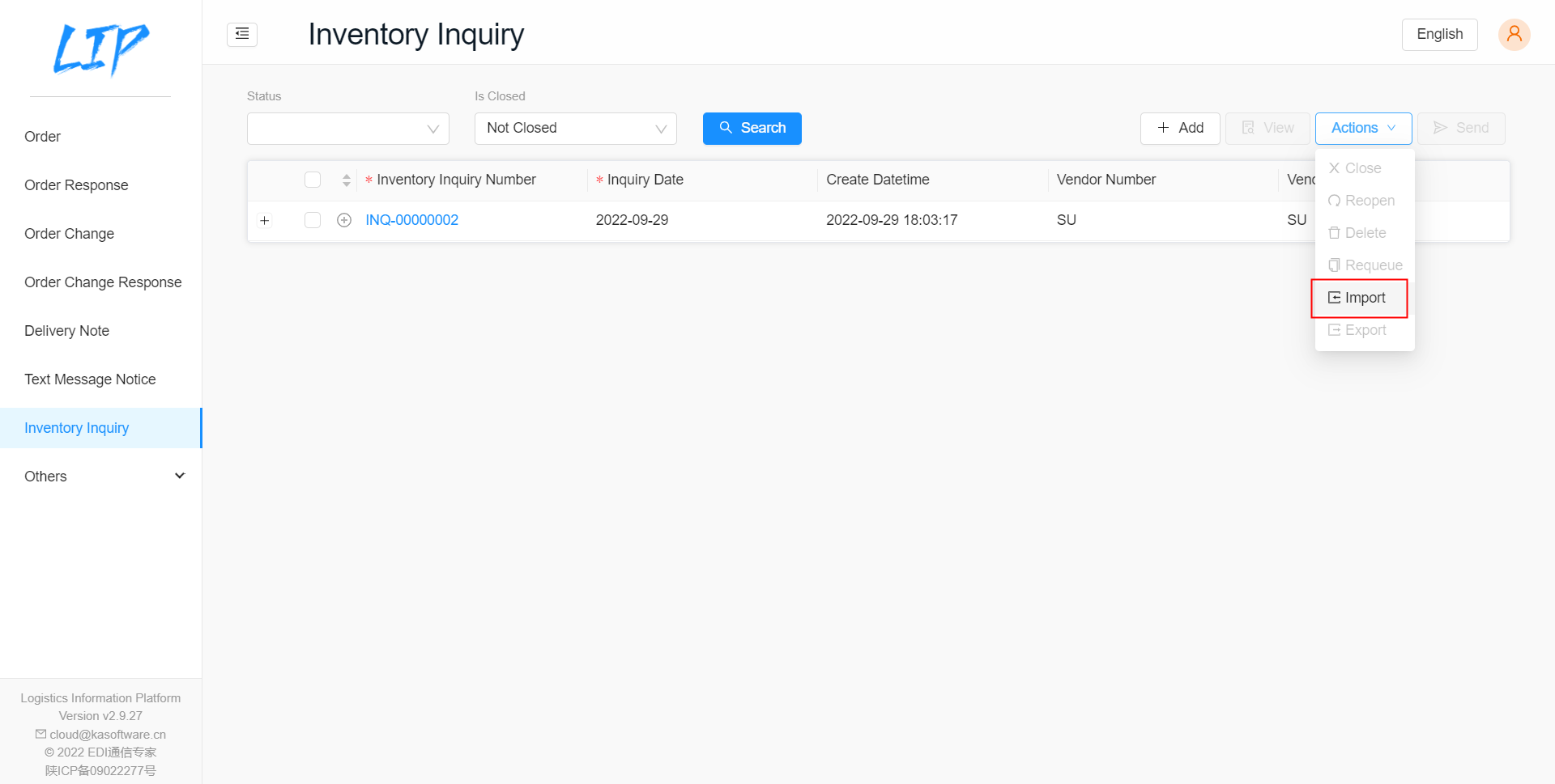 Target DVS 的 EDI SaaS解决方案—— LIP 操作详解
