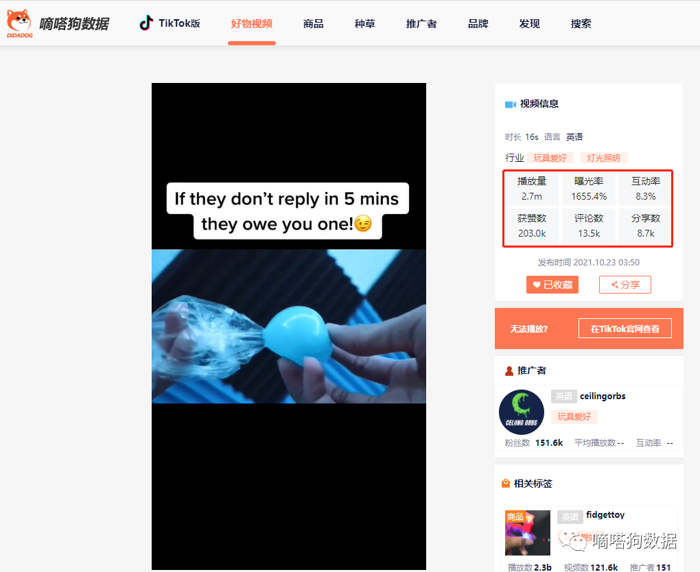 30天爆卖10万+!TikTok爆6000万播放的Led灯“玩出新花样”