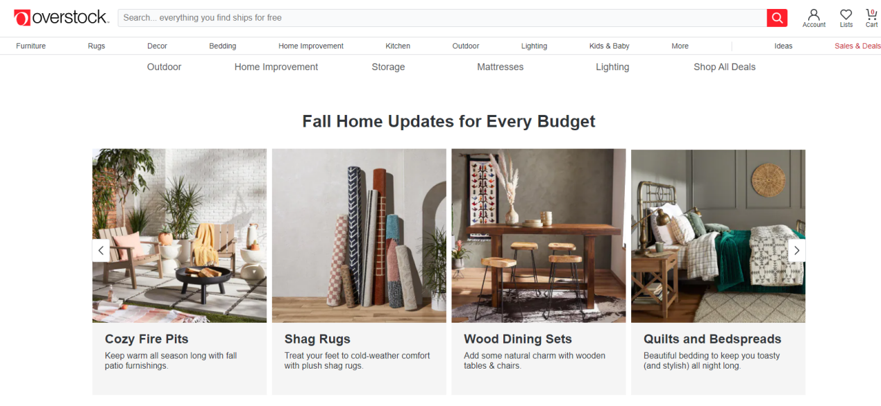 專做家居電商的Overstock，占有多少市場(chǎng)份額？