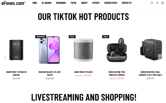 单品销量破6万！eFones如何成为TikTok Shop英国站头部品牌？