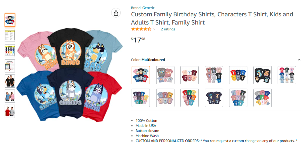 [22-5935]GBC代理澳大利亚动画片Bluey发案！昨天已批准TRO