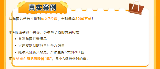 亚马逊卖家单站点开始爆卖20国，年收入超7位数！