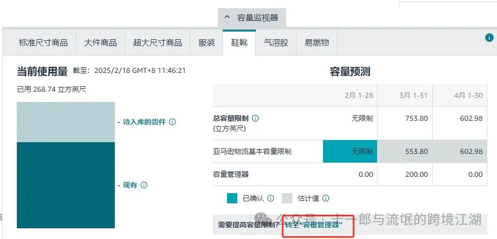 亚马逊容量管理器Capacity Manager