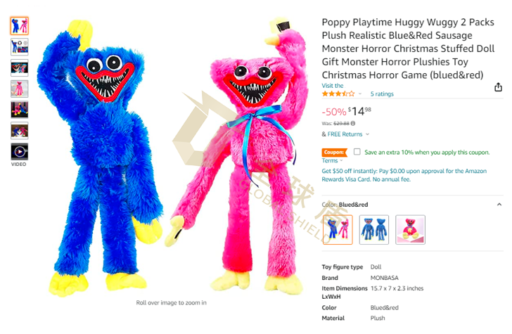 [22-2589、2841、2944]爆款游戏波比的游戏时间Poppy Playtime疯狂发案，还是有大批卖家中招！