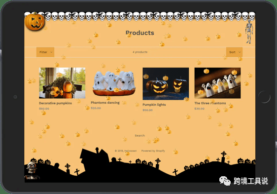 9款Shopify万圣节效果App，南瓜灯/女巫都有