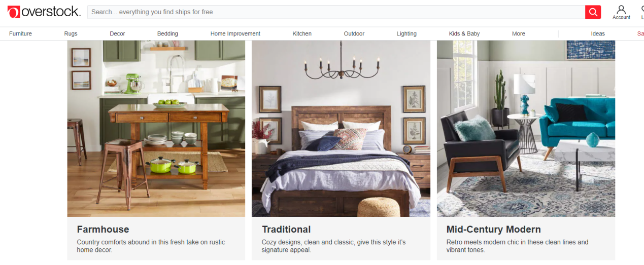 專做家居電商的Overstock，占有多少市場(chǎng)份額？