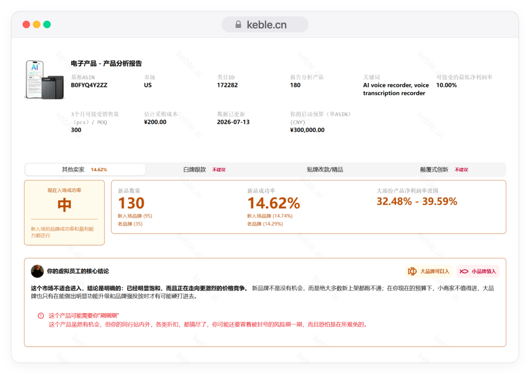 亚马逊上一张189美元的录音卡已经爆了,一个新兴的AI办公蓝海市场正在打开