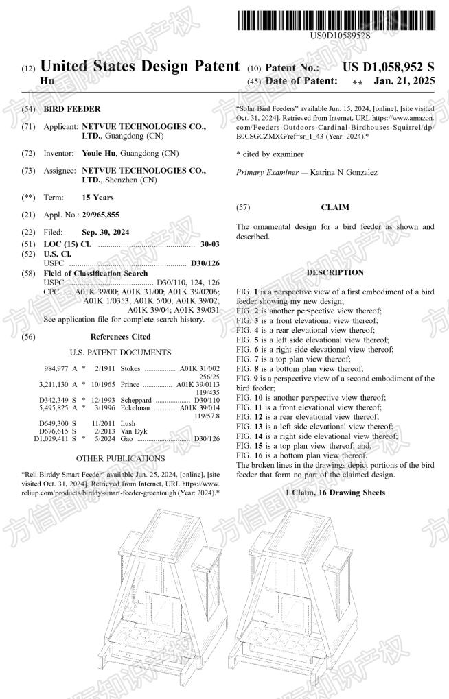 入局欧美野鸟市场卖家速看！这三款热卖的鸟类产品，又新增十几款专利！
