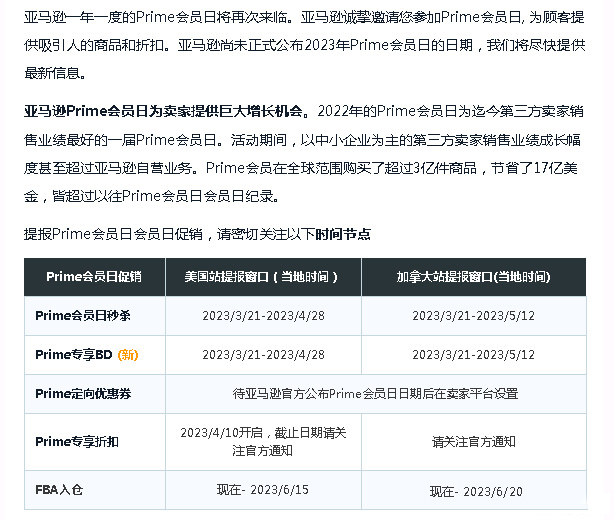 亚马逊Prime Day遭嫌弃，卖家放弃提报