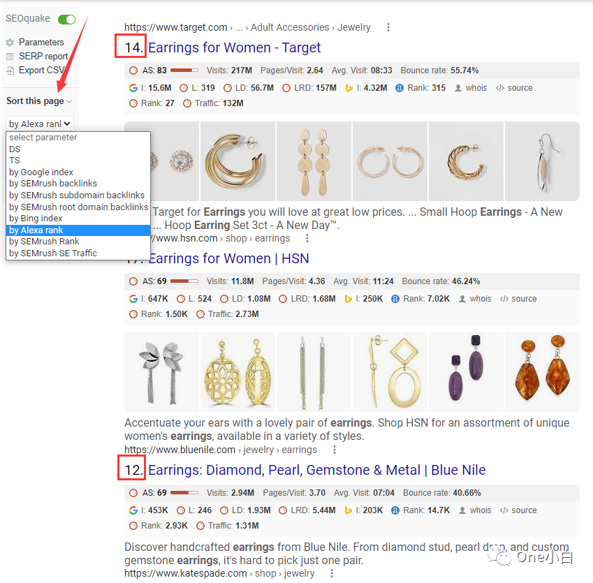 SEO 分析工具 SEOquake 超详细使用教程