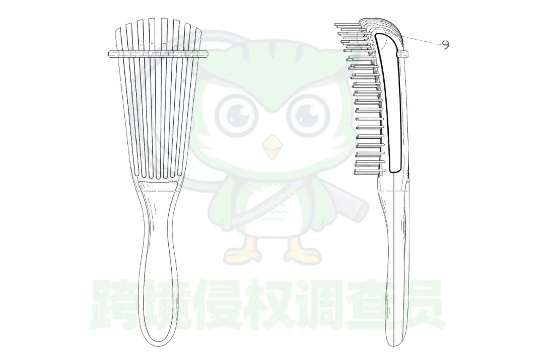 抢手爆款BRUSH美发梳专利维权，国人发案不可掉以轻心！