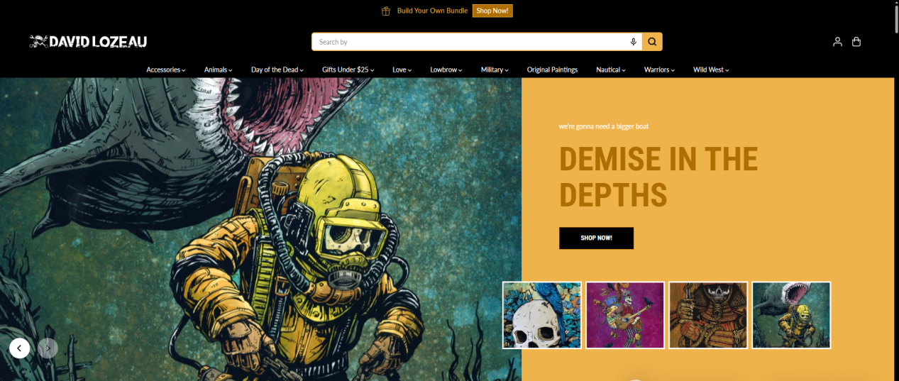 选品需注意！David Lozeau骷髅主题画勿用！