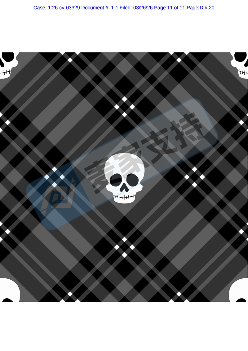 26-cv-03329，暗黑系版权作品跨境维权，159店涉案有TRO冻结风险！