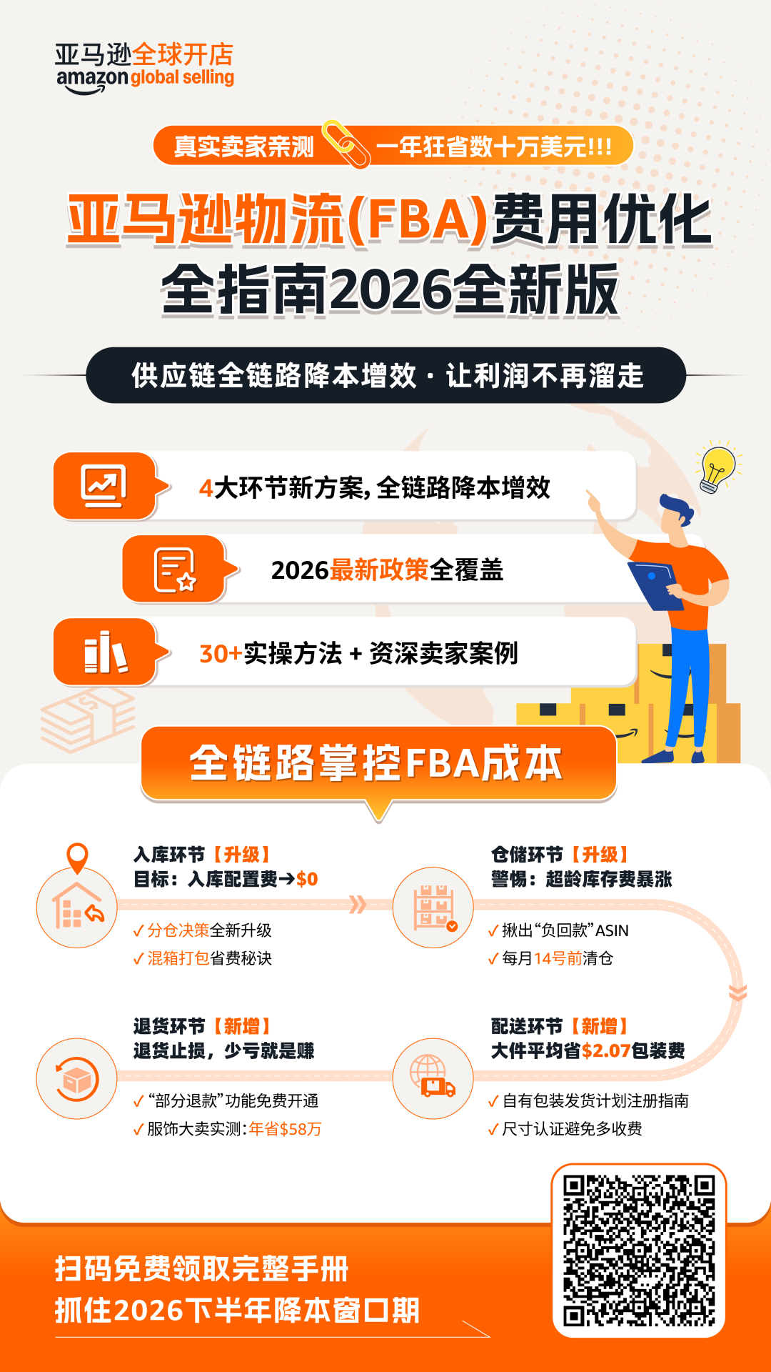 2026亚马逊FBA新规避坑,全链路成本优化攻略