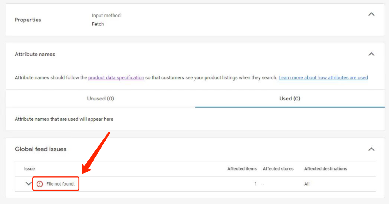 【干货分享】用Google Sheet上传Feed失败，错误提示File not found怎么办？