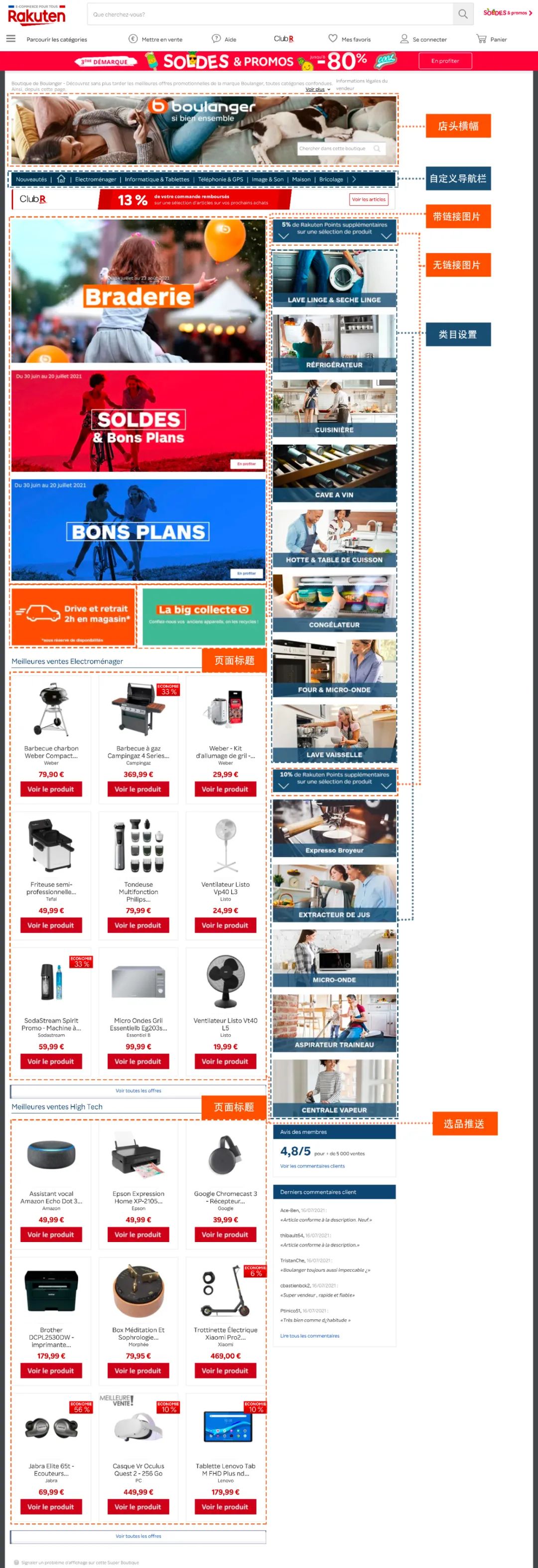 法国乐天超级店铺装修教程，让你的店铺与众不同！