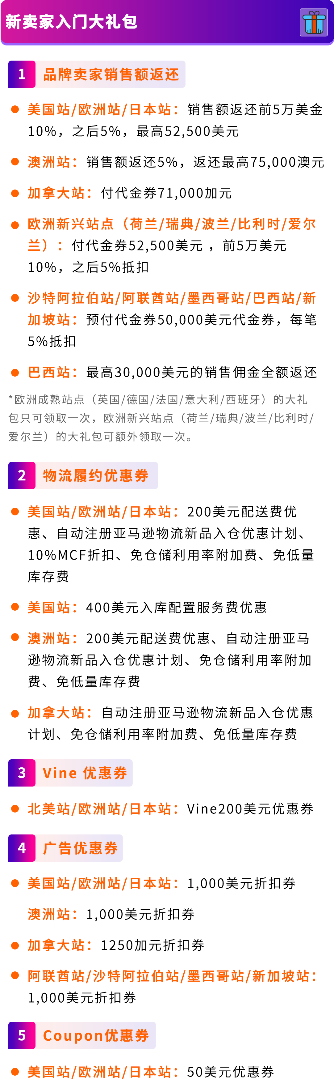 2026 亚马逊新卖家入驻通道开放!多站点补贴 + 运营支持