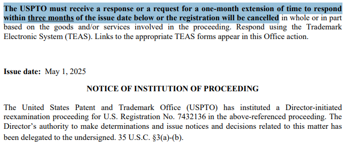 突发!多个已下证美标遭“重新审查”,美国商标局严查使用证据!