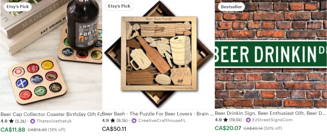 欧洲杯+啤酒节带火一波Etsy定制周边，多品类可做！