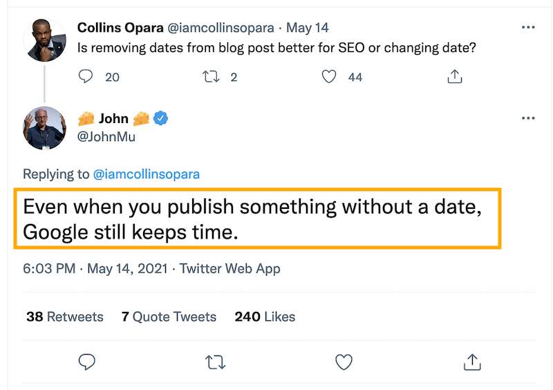 【谷歌SEO】如何通过修改内容上架时间获得更高的自然流量