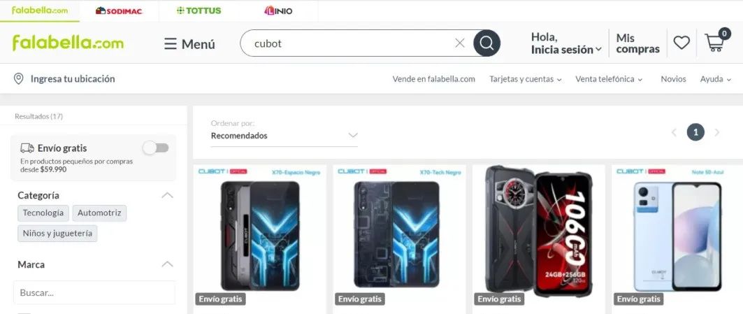 布局拉美，Cubot攜手Falabella.com，出海之旅勢(shì)不可擋！