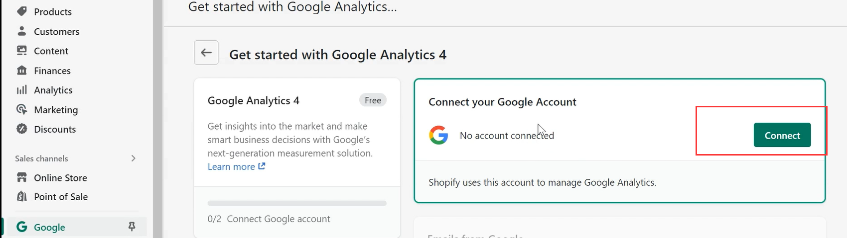 Shopify基础套餐用谷歌渠道连GA4，结账页的事件能跟踪了吗？