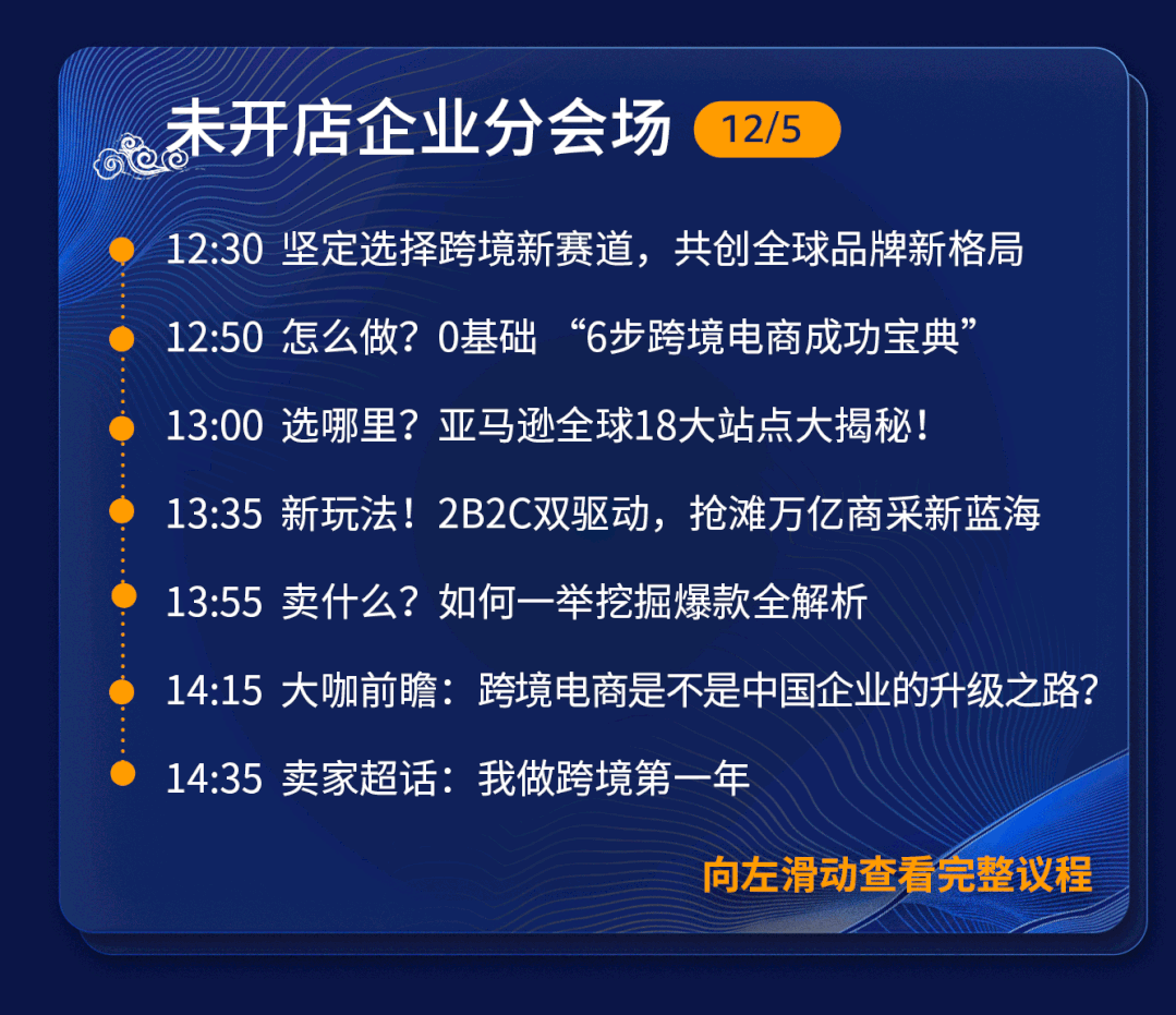 定了！12月5日-10日，亚马逊全球开店2022年度跨境峰会重磅来袭！