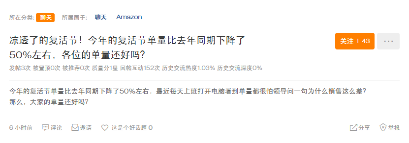 复活节单量跌了?铺货大卖Q1净赚1个亿!