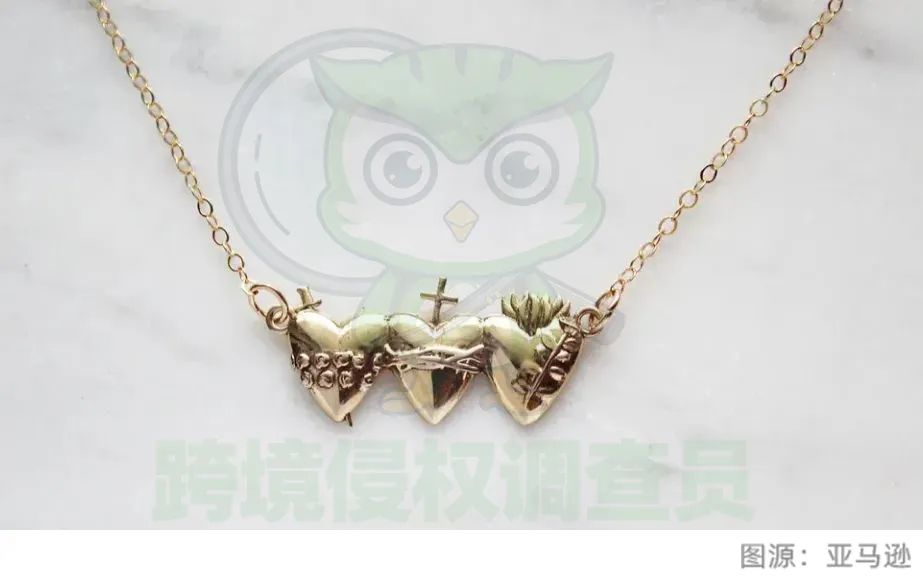 25-cv-60467专利版权多方位维权!圣家之心项链Holy Family Hearts谨慎上架!
