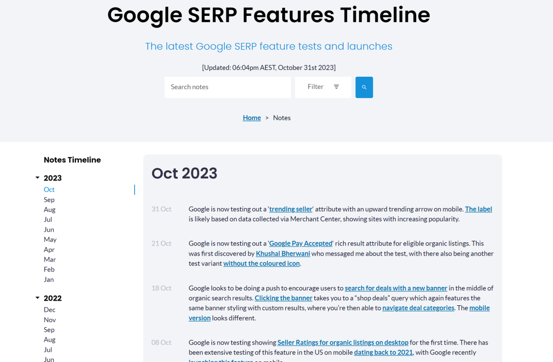 2023.10谷歌SEO月报：10月谷歌算法双更新；SGE新增图片生成和草稿编写功能；谷歌取消展示缩进结果