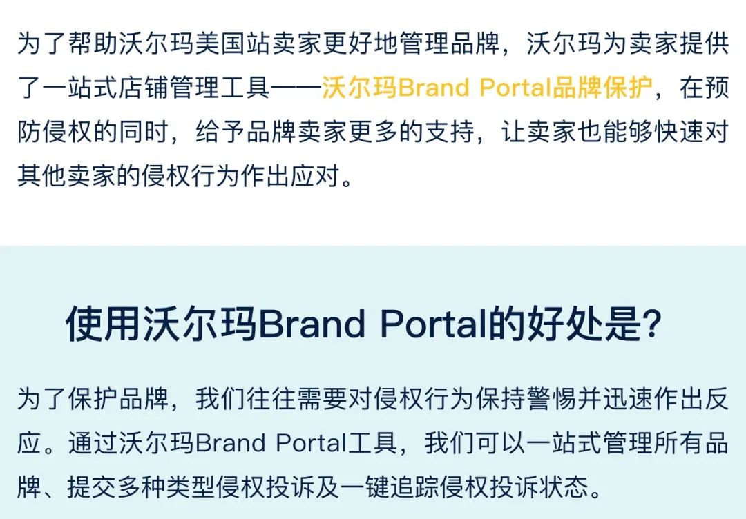 Brand Portal 品牌保護｜ 7x24小時，沃爾瑪守護您的品牌