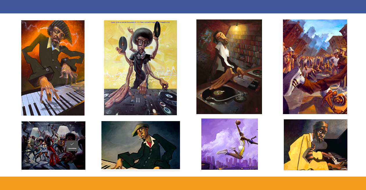 已有50家店铺中招！Justin Bua街头艺术画已发TRO!