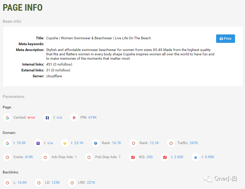 SEO 分析工具 SEOquake 超详细使用教程