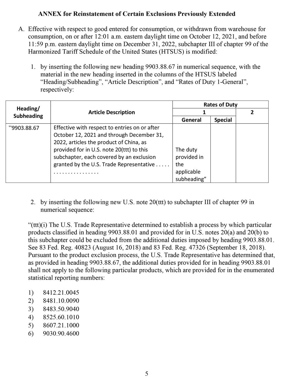 速查!美国突然宣布对352项中国产品恢复关税豁免!