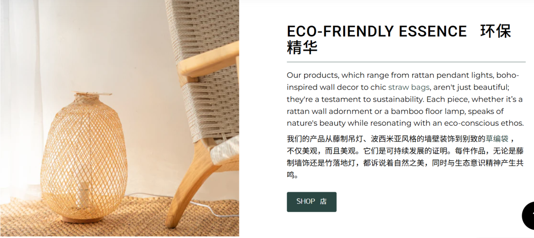 年赚200万美金的独立站!居然是做的竹编家具!