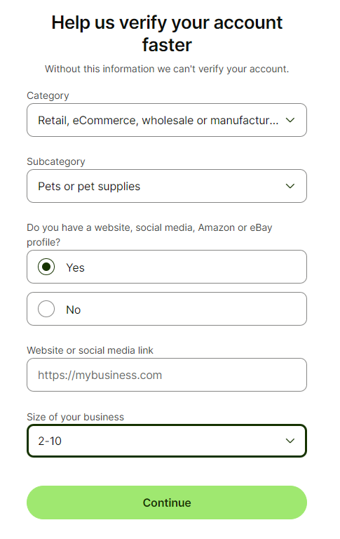 美区Wise企业注册最新图文教程