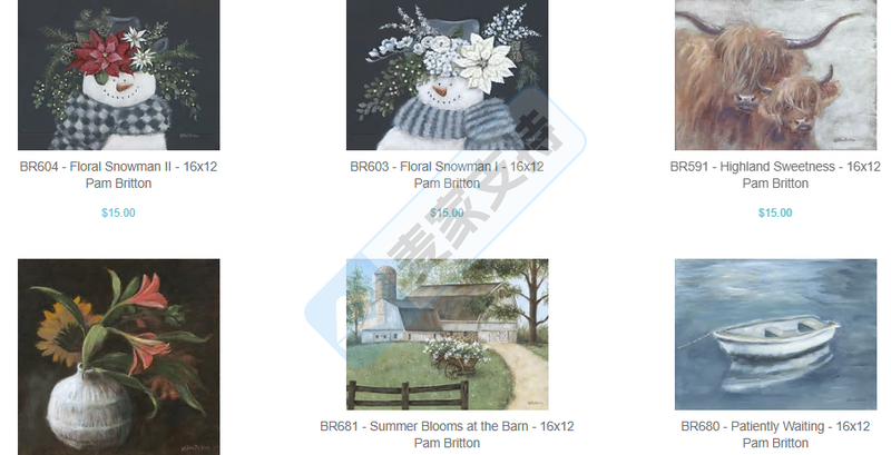 26-cv-01752｜做抱枕、家纺的注意：这类乡村农场绘画已注册版权，58店面临TRO冻结