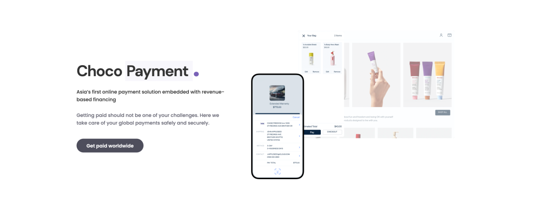 Stripe 联手 Choco Up,打造亚洲首个嵌入式营收共享型融资在线支付平台
