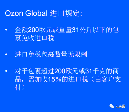 入驻Ozon平台的各项成本简述