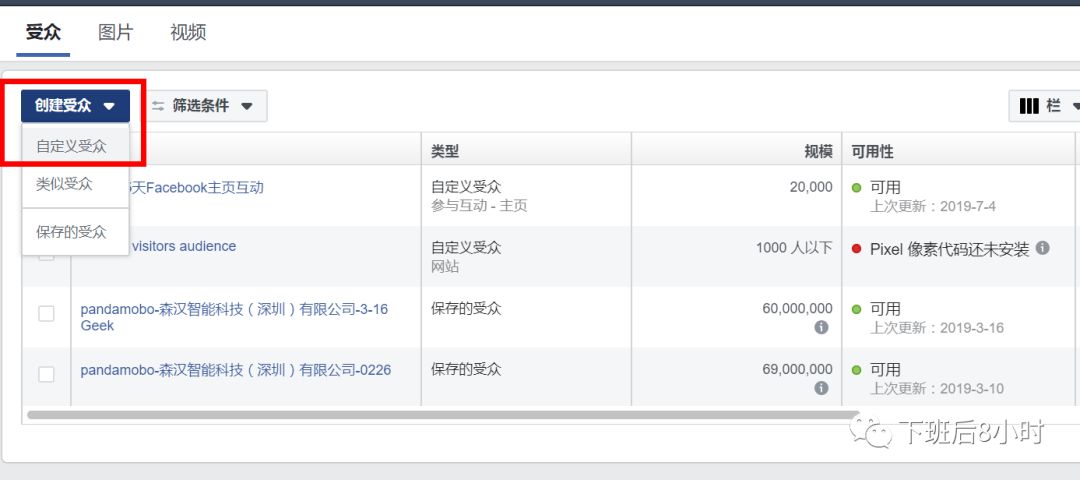 投放Facebook广告，如何自定义受众并进行再营销