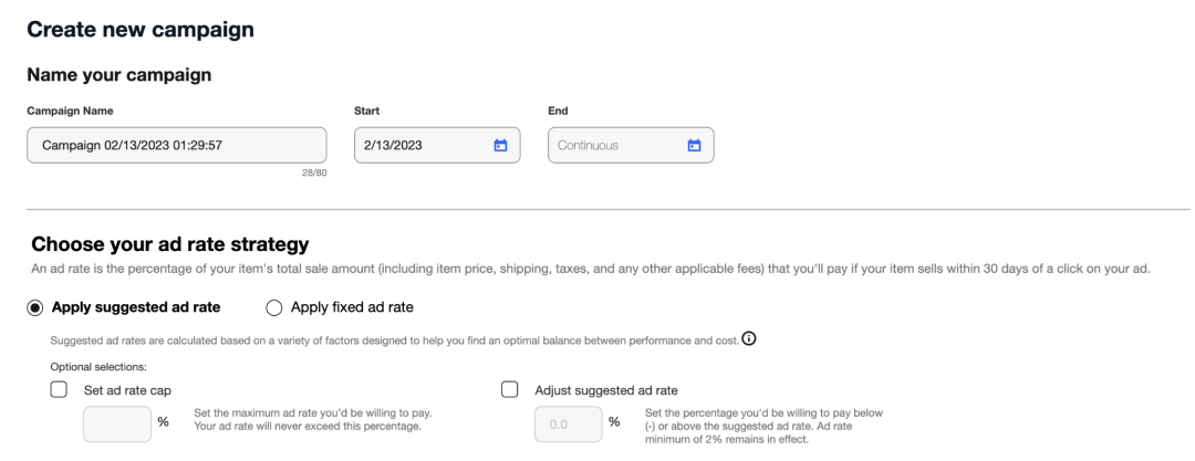 快速创建广告!清晰数据效果!eBay广告工具更新,使用更轻松