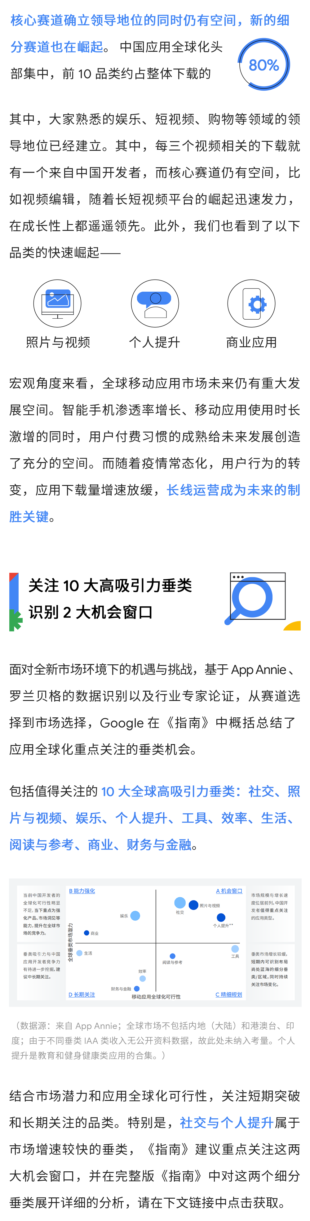 Google 重磅发布《2021 移动应用全球化指南》 揭秘移动应用垂类新机遇